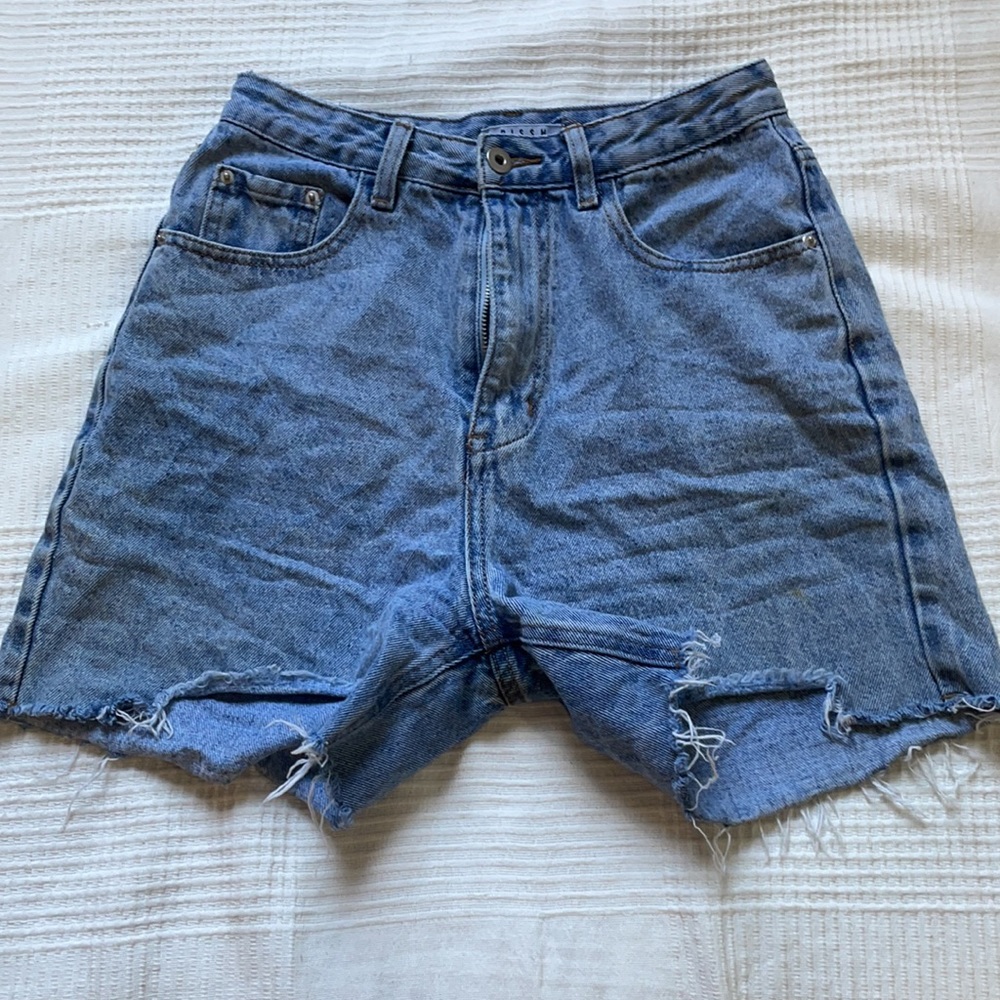 DISSH denim cut offs.